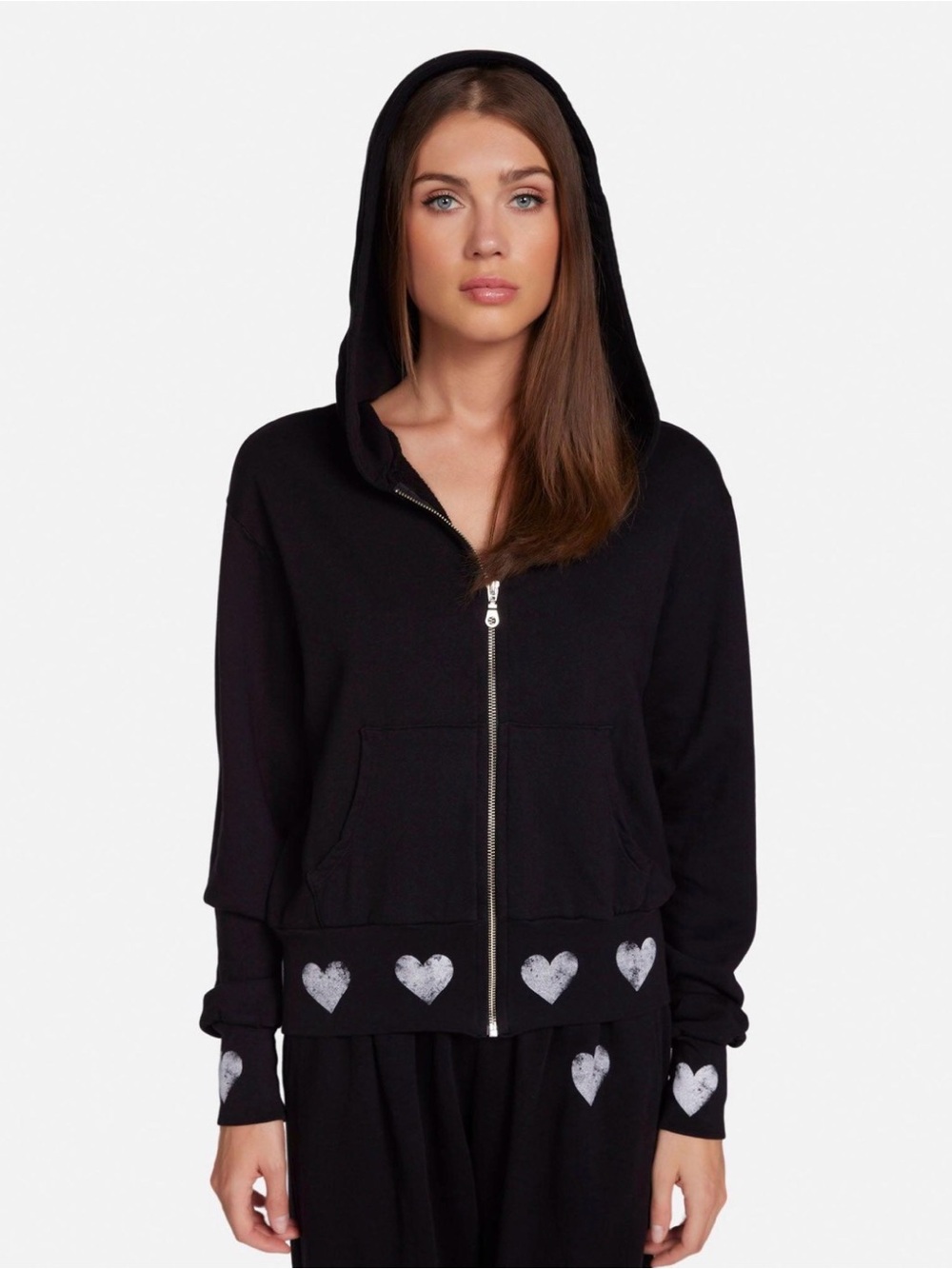 Michael Lauren Kaholo Heart Zip Up